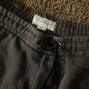 I Love Ugly brand men’s sweats